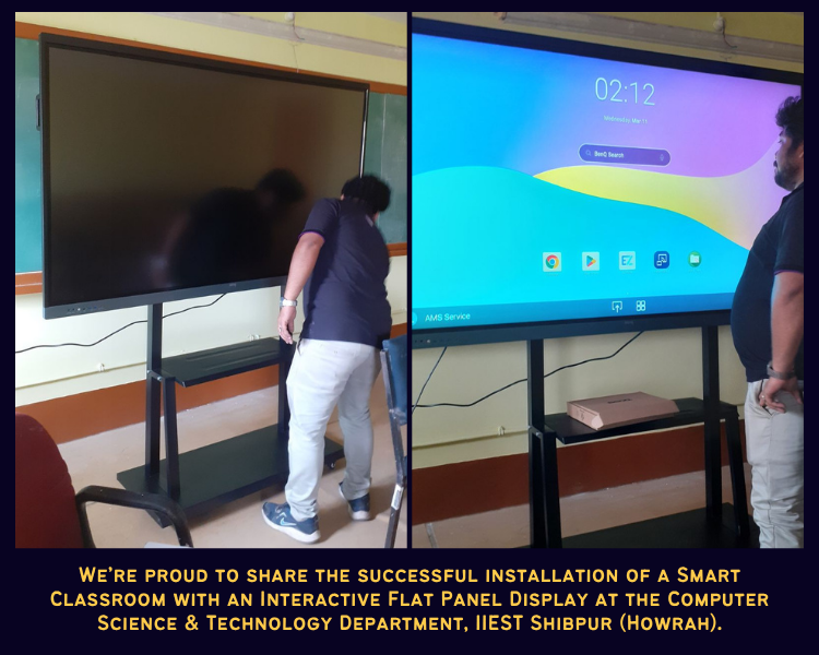 Transforming Education: Altair Corporation Installs Smart Classroom at IIEST Shibpur, Howrah.